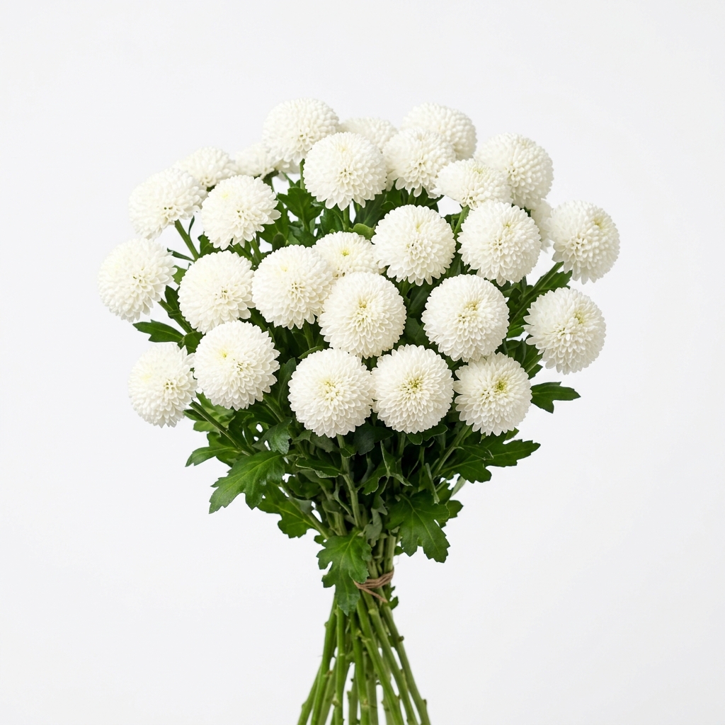 White Chrysanthemums